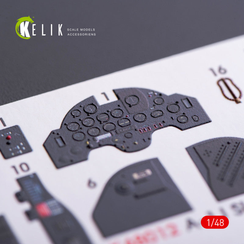 Kelik K3D48012 1:48 Douglas A-1J Skyraider interior