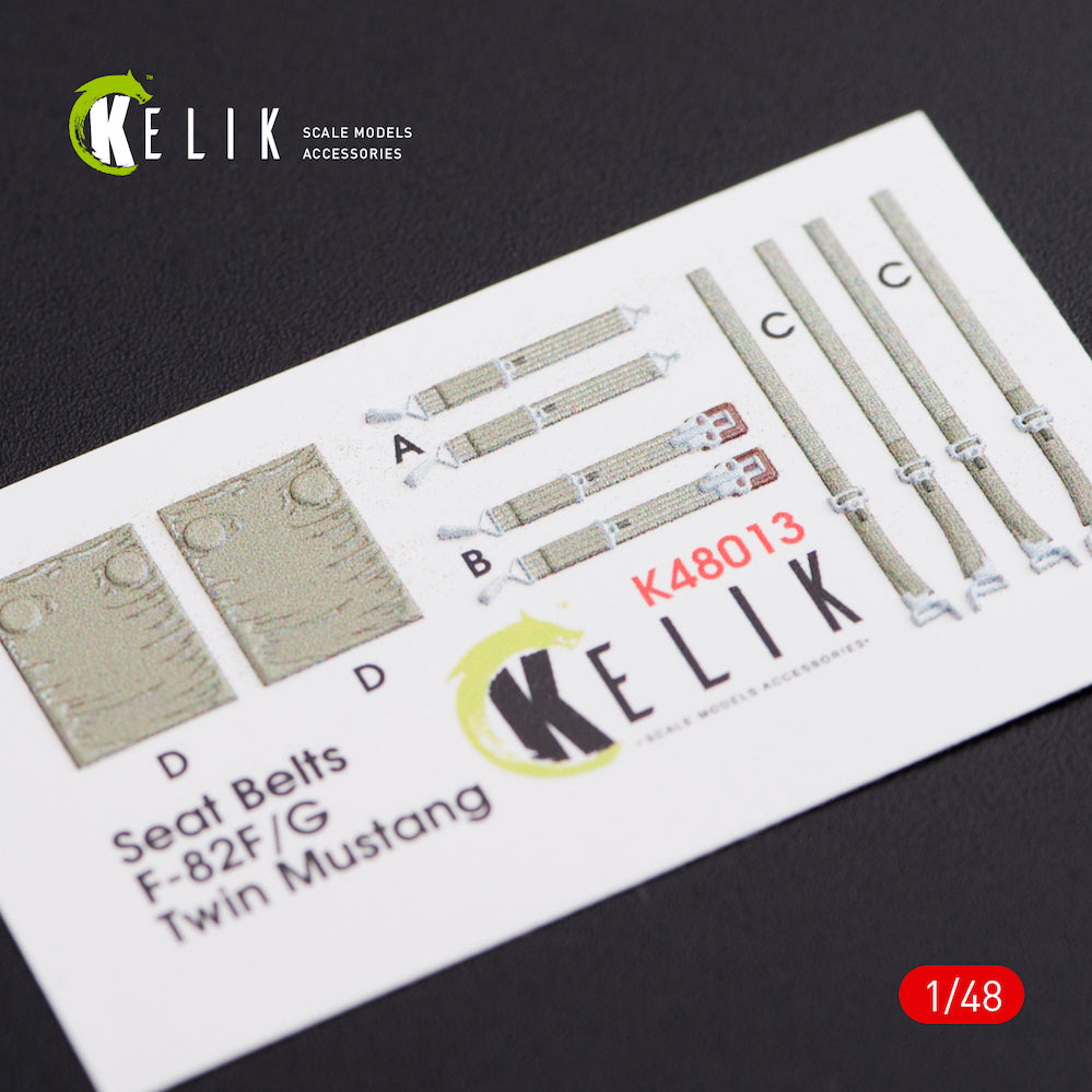 Kelik K3D48013 1:48 Noth-American F-82F/F-82G) 'Twin Mustang' interior