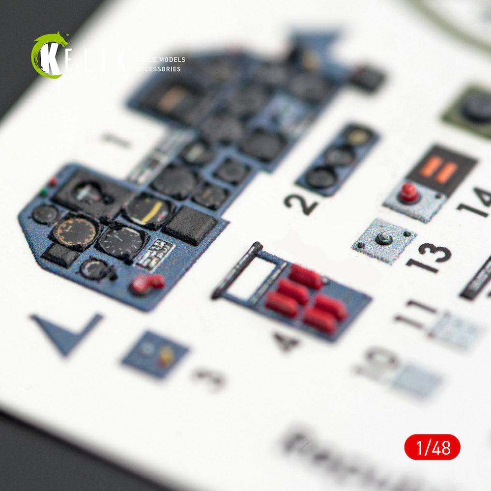 Kelik K3D48014 1:48 Republic P-47M Thunderbolt interior