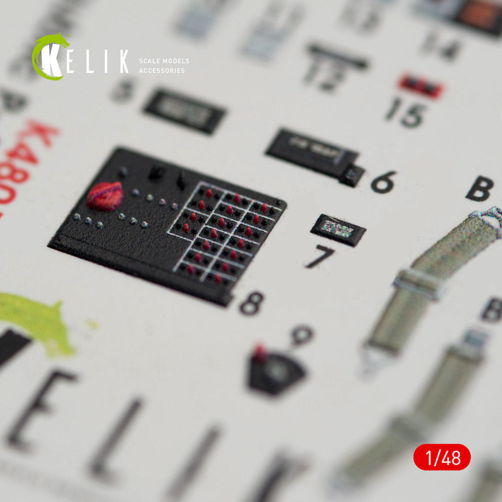 Kelik K3D48014 1:48 Republic P-47M Thunderbolt interior