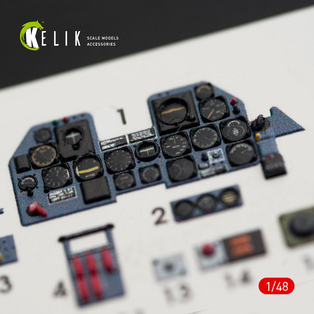Kelik K3D48014 1:48 Republic P-47M Thunderbolt interior