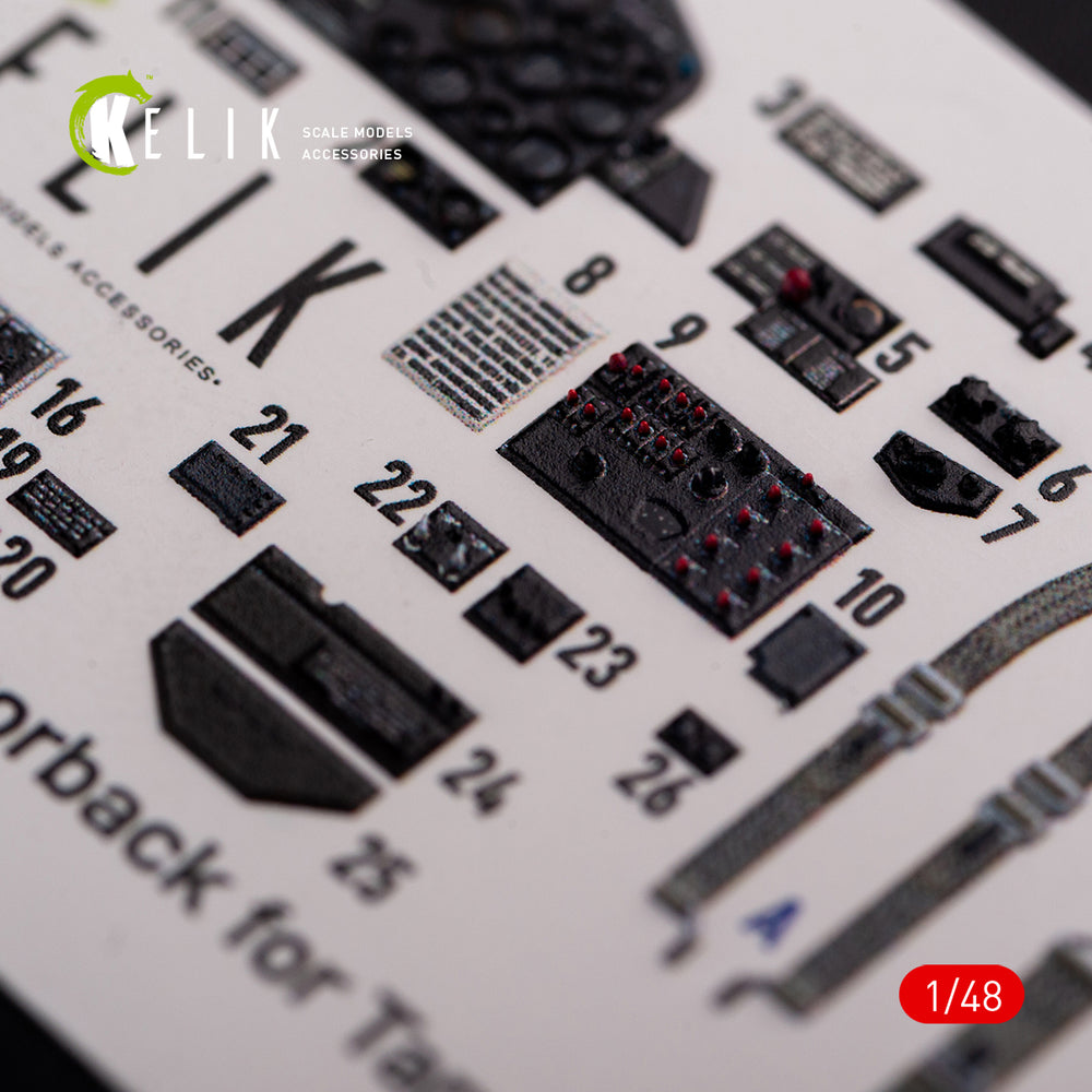 Kelik K3D48015 1:48 Republic P-47D Thunderbolt "Razorback" interior