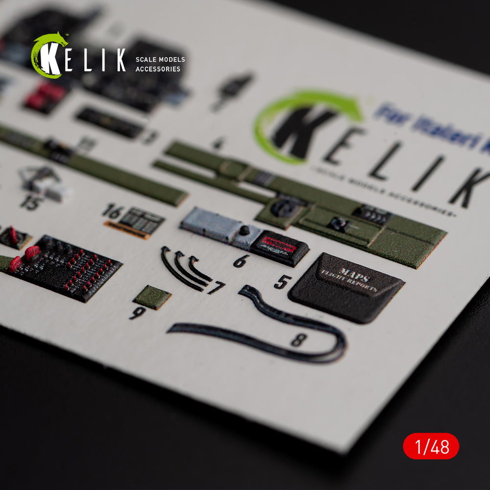 Kelik K3D48016 1:48 Republic P-47D "Thunderbolt" interior 3D-decals
