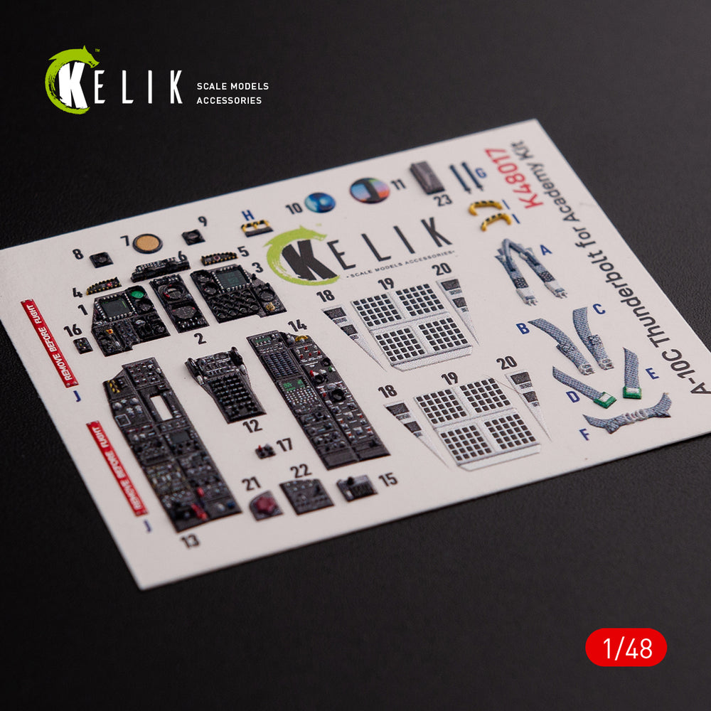 Kelik K3D48017 1:48 Fairchild A-10C Thunderbolt interior