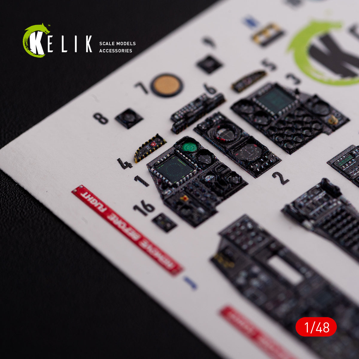 Kelik K3D48017 1:48 Fairchild A-10C Thunderbolt interior