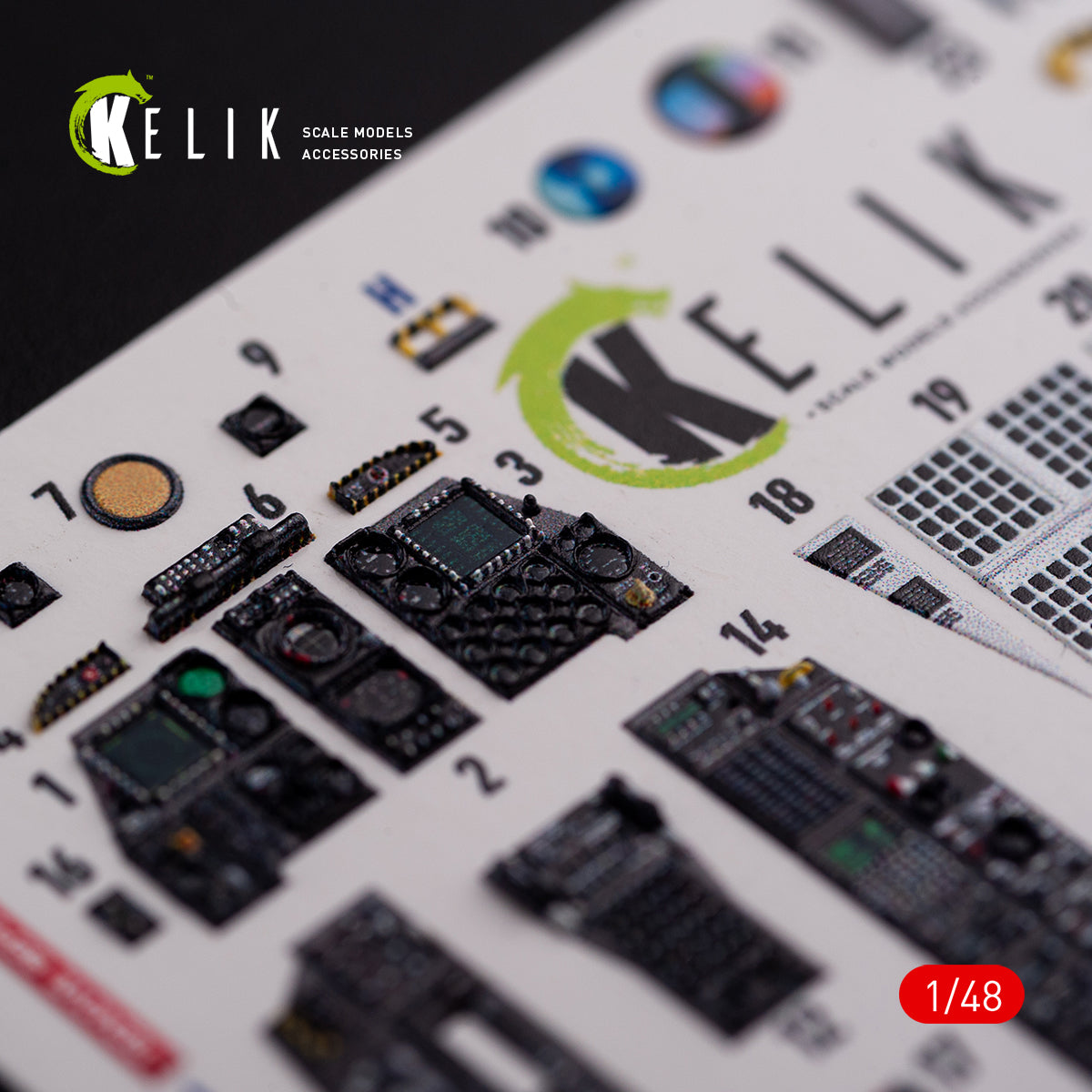 Kelik K3D48017 1:48 Fairchild A-10C Thunderbolt interior