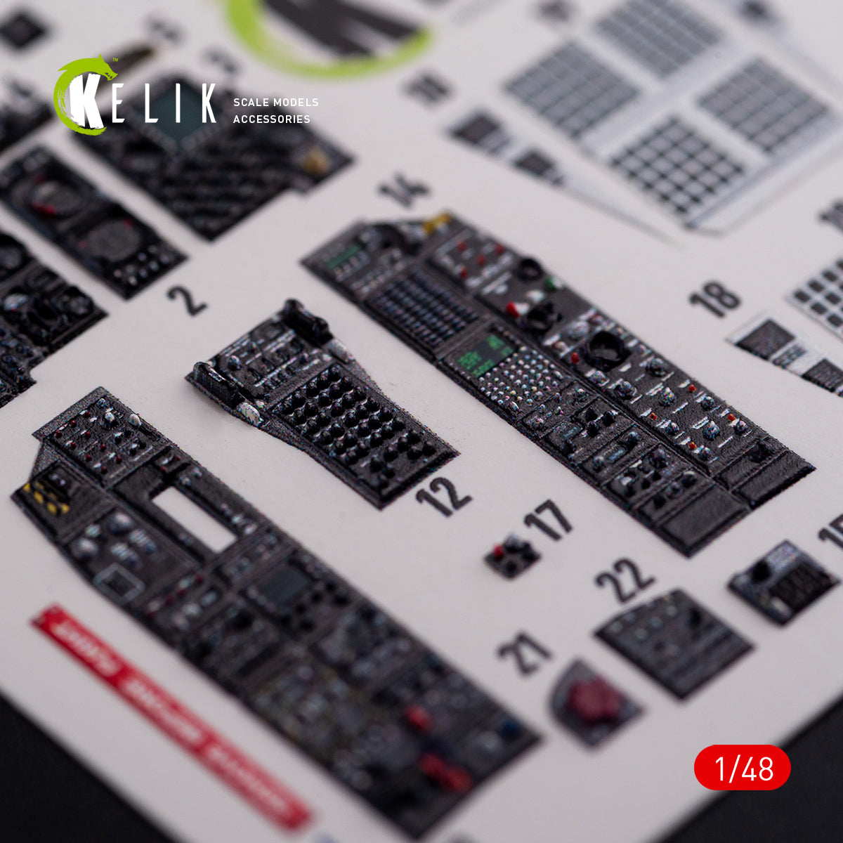 Kelik K3D48017 1:48 Fairchild A-10C Thunderbolt interior