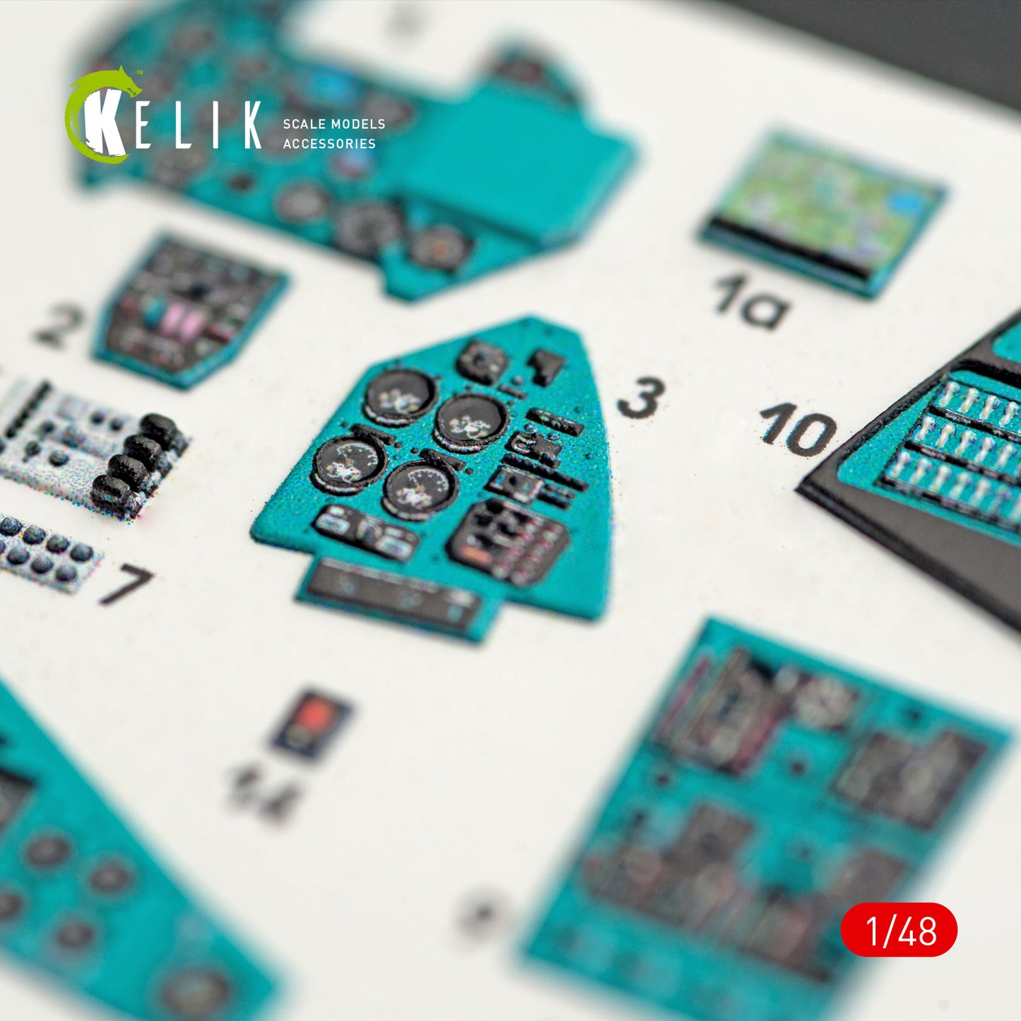 Kelik K3D48023 1:48 Mil MI-24V interior