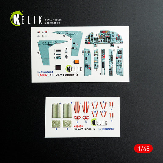 Kelik K3D48025 1:48 Sukhoi SU-24 interior