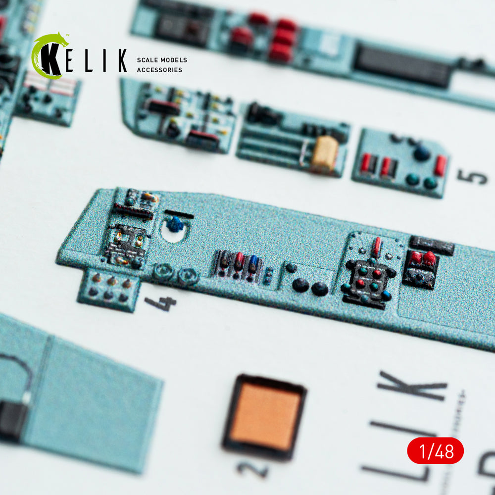 Kelik K3D48025 1:48 Sukhoi SU-24 interior