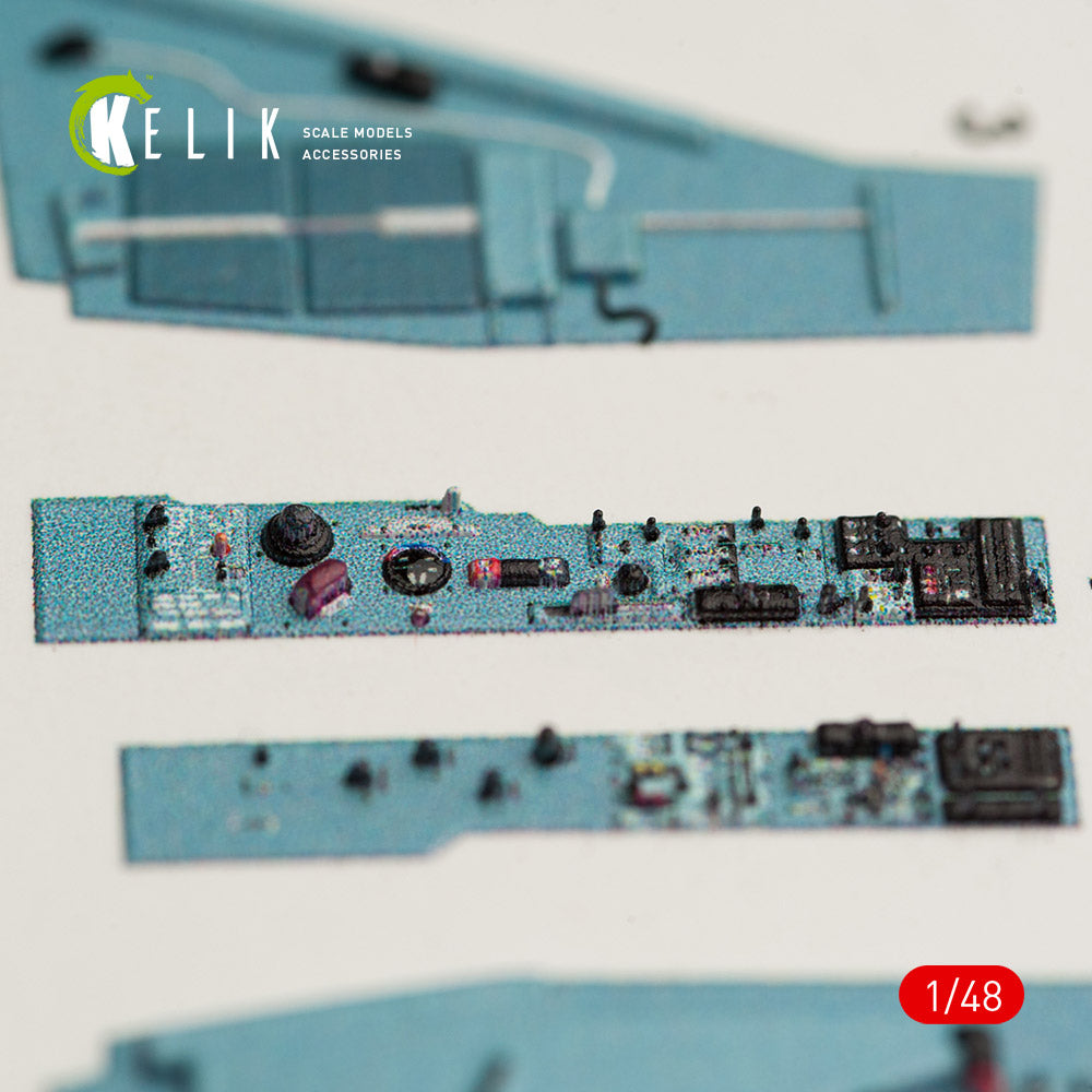 Kelik K3D48026 1:48 Sukhoi Su-25UB interior