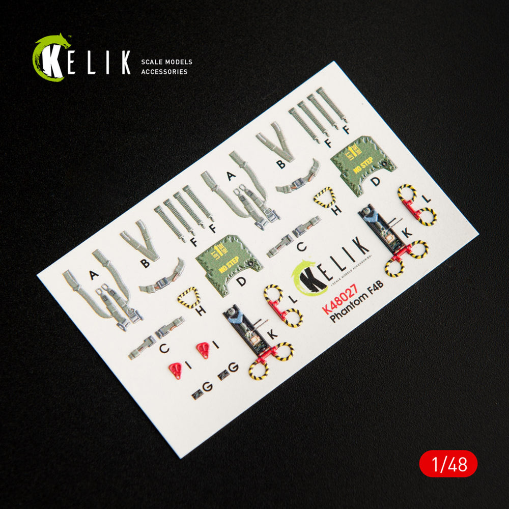 Kelik K3D48027 1:48 McDonnell F-4B Phantom interior