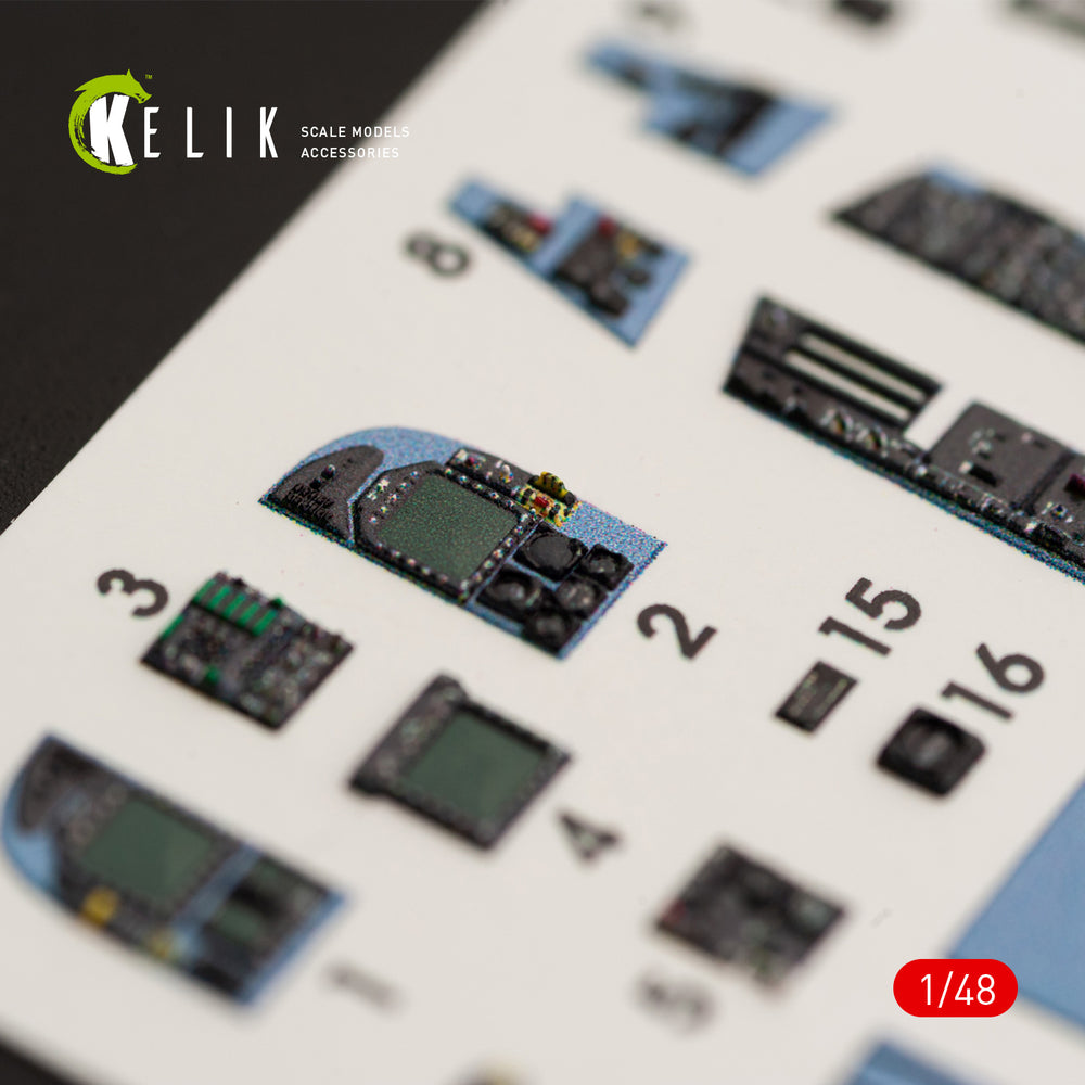 Kelik K3D48028 1:48 McDonnell-Douglas F/A-18A Hornet interior