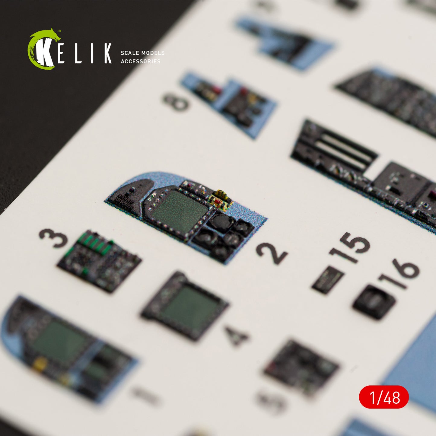 Kelik K3D48028 1:48 McDonnell-Douglas F/A-18A Hornet interior