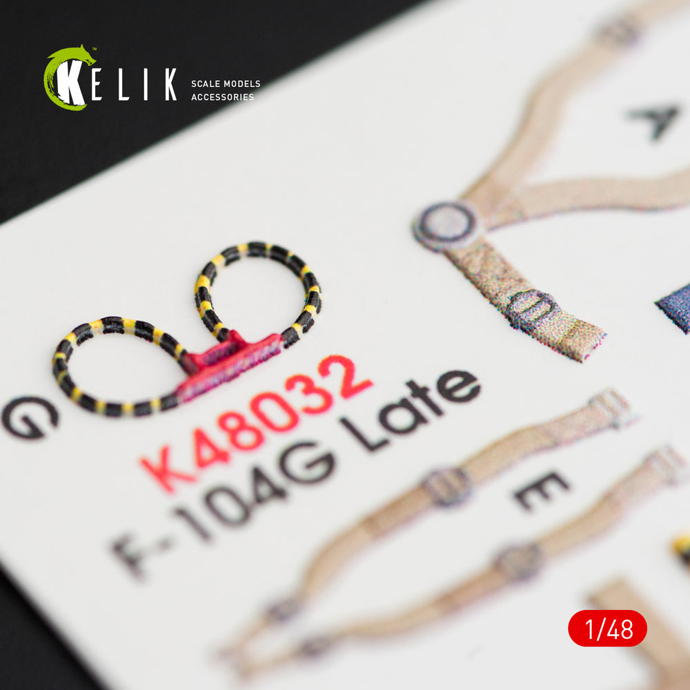 Kelik K3D48032 1:48 Lockheed F-104G Starfighter late type interior