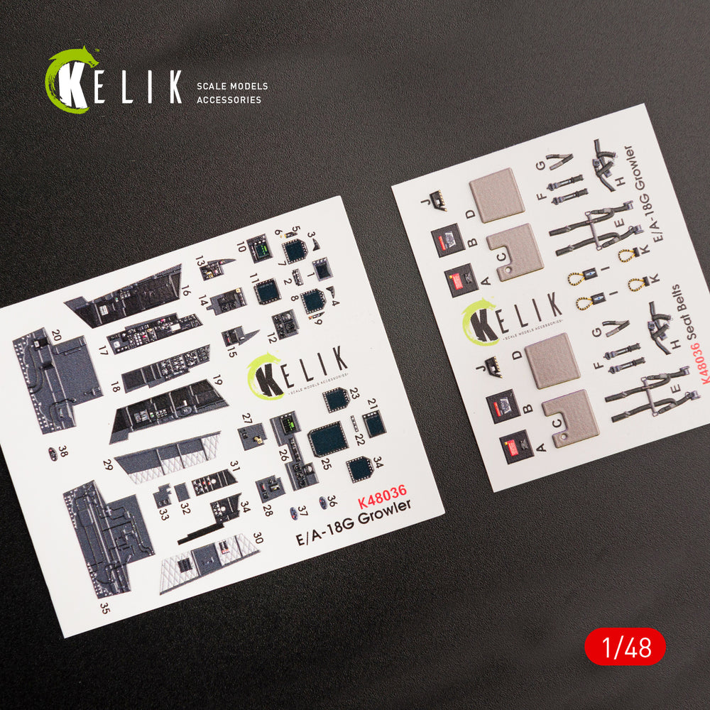Kelik K3D48036 1:48 Boeing EA-18G Growler interior
