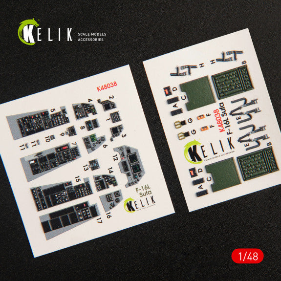 Kelik K3D48038 1:48 Lockheed-Martin F-16I Sufa interior