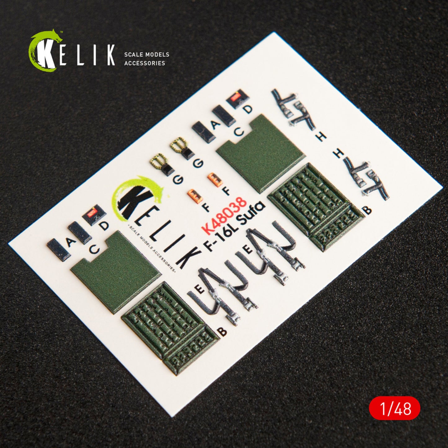 Kelik K3D48038 1:48 Lockheed-Martin F-16I Sufa interior