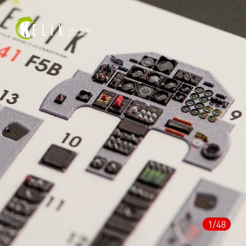 Kelik K3D48041 1:48 Northrop F-5B Freedom Fighter interior