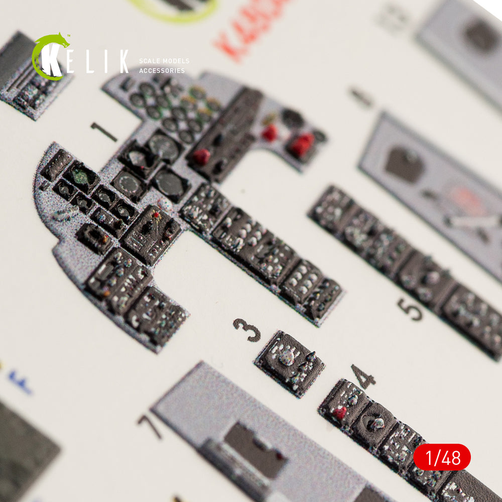 Kelik K3D48041 1:48 Northrop F-5B Freedom Fighter interior