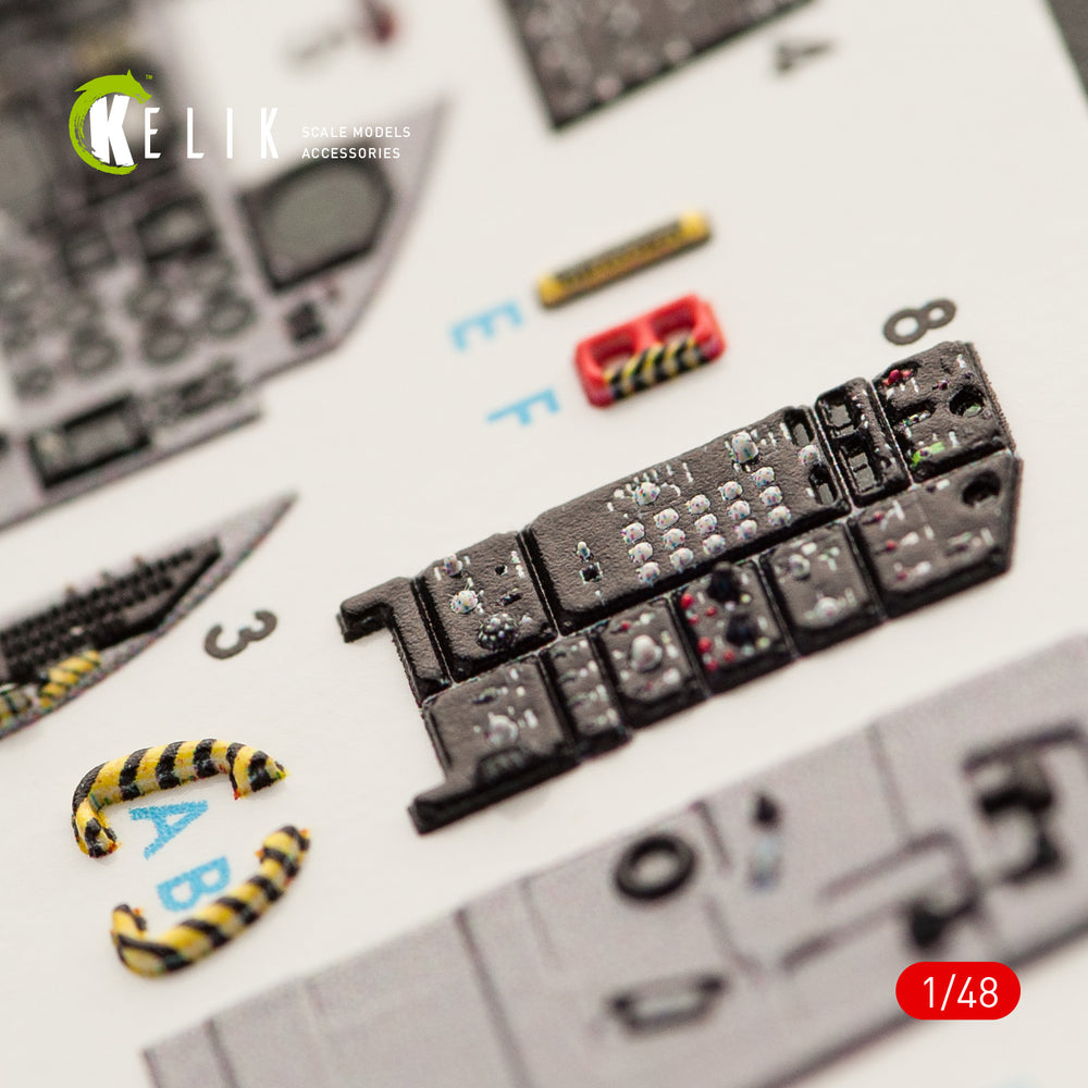 Kelik K3D48044 1:48 McDonnell F-15C MSIP II Eagle interior