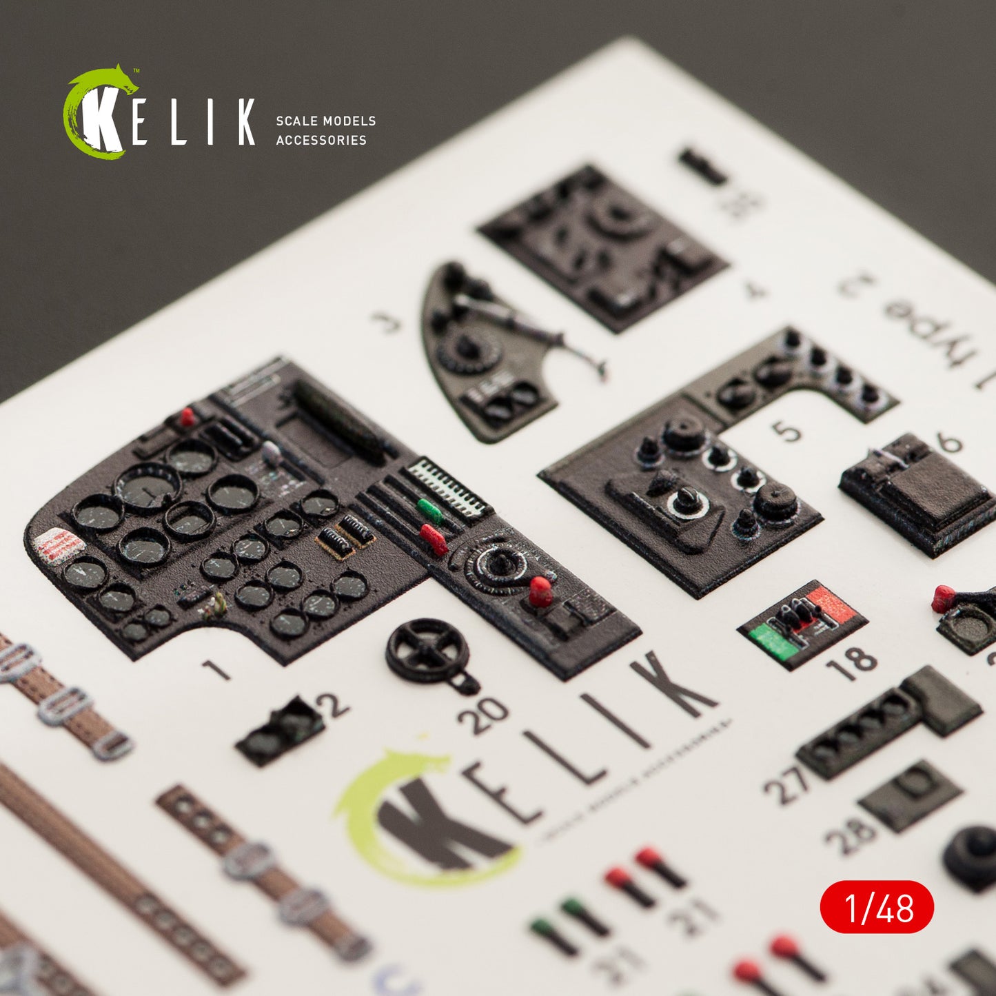 Kelik K3D48045 1:48 Bristol Beaufort Mk.I type 2 interior