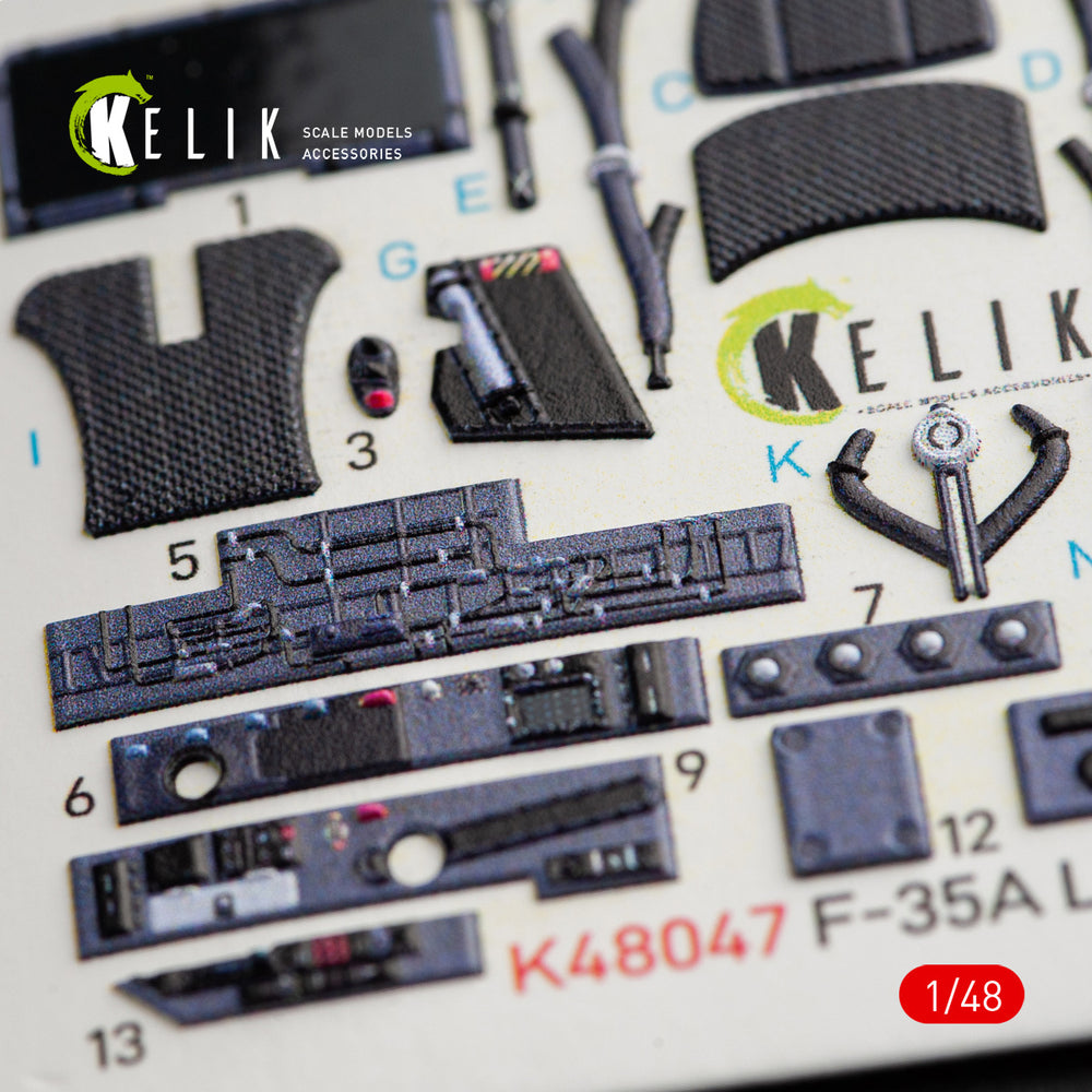 Kelik K3D48047 1:48 Lockheed-Martin F-35A Lightning II interior