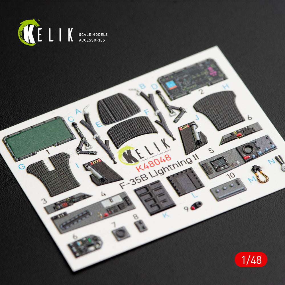 Kelik K3D48048 1:48 Lockheed-Martin F-35B Lightning II interior