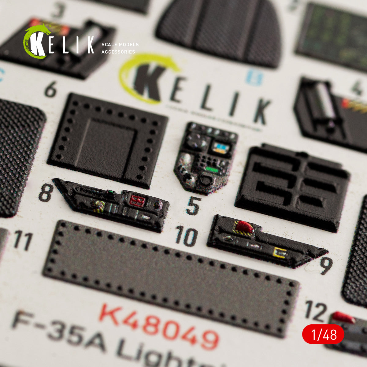 Kelik K3D48049 1:48 Lockheed-Martin F-35A Lightning II interior
