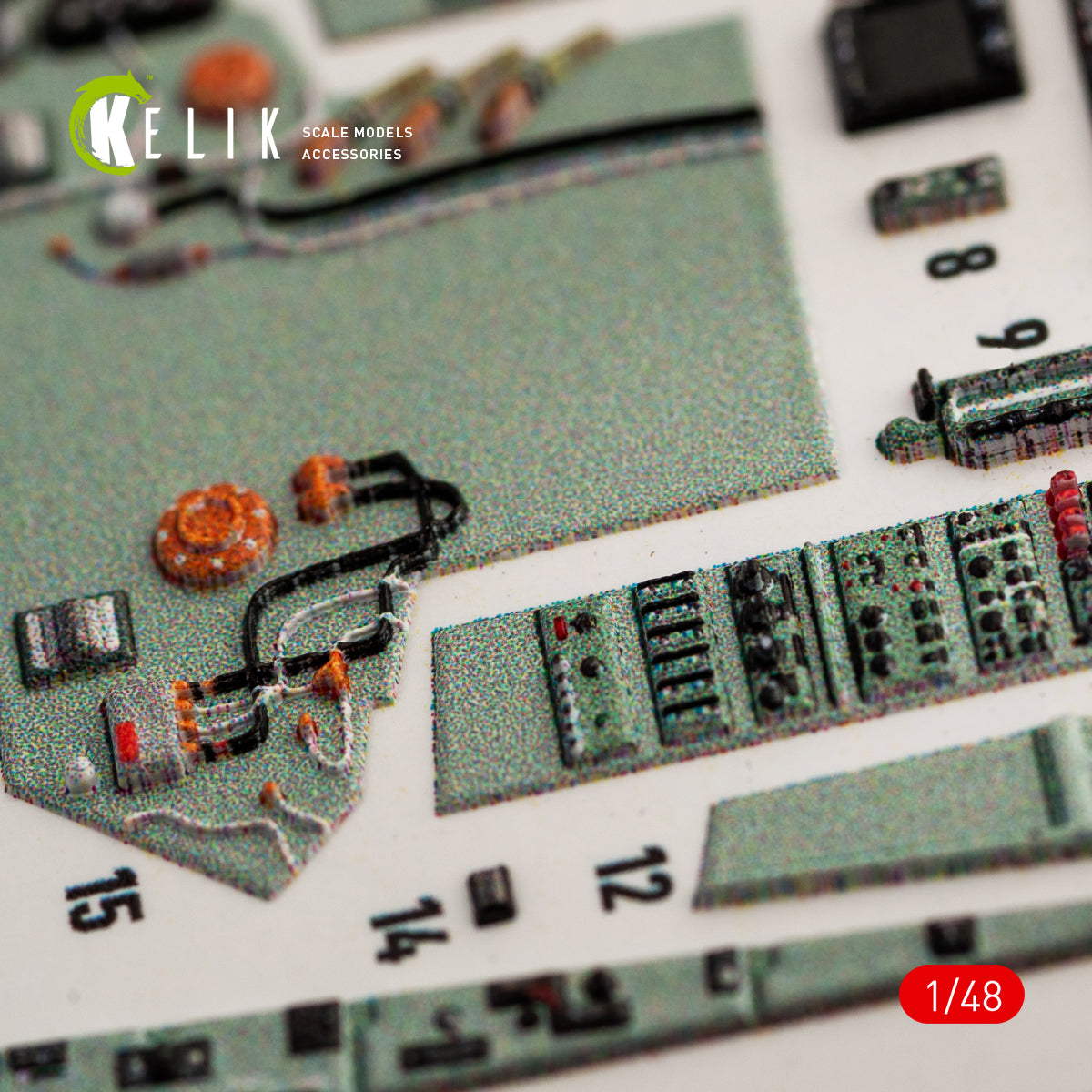 Kelik K3D48051 1:48 Sukhoi Su-27 Flanker interior