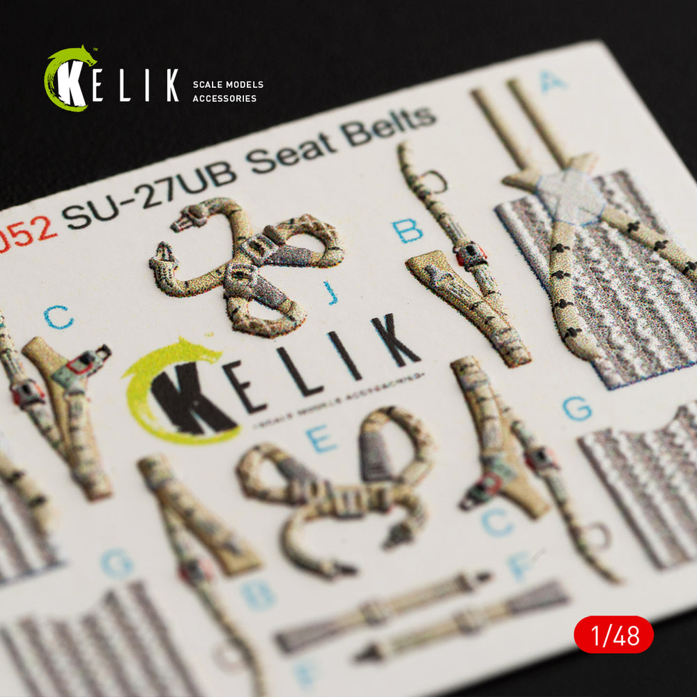 Kelik K3D48052 1:48 Sukhoi Su-27UB Flanker interior