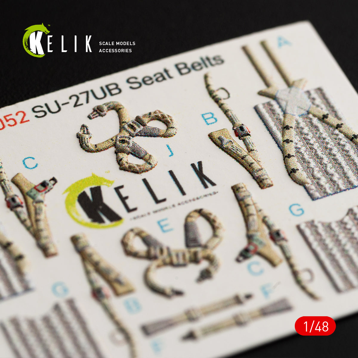 Kelik K3D48052 1:48 Sukhoi Su-27UB Flanker interior