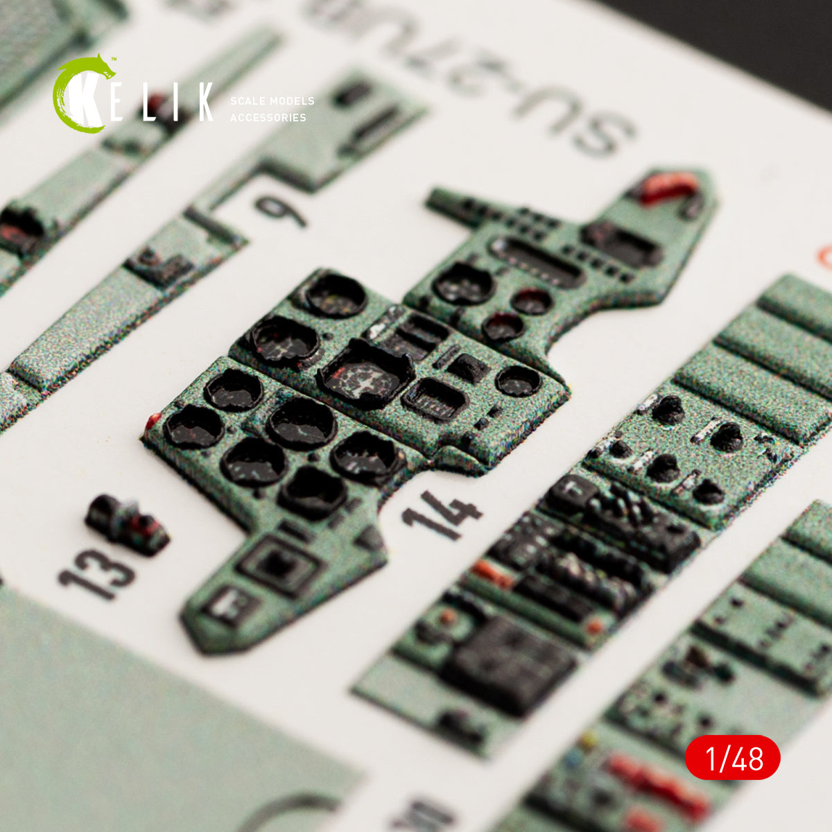 Kelik K3D48052 1:48 Sukhoi Su-27UB Flanker interior
