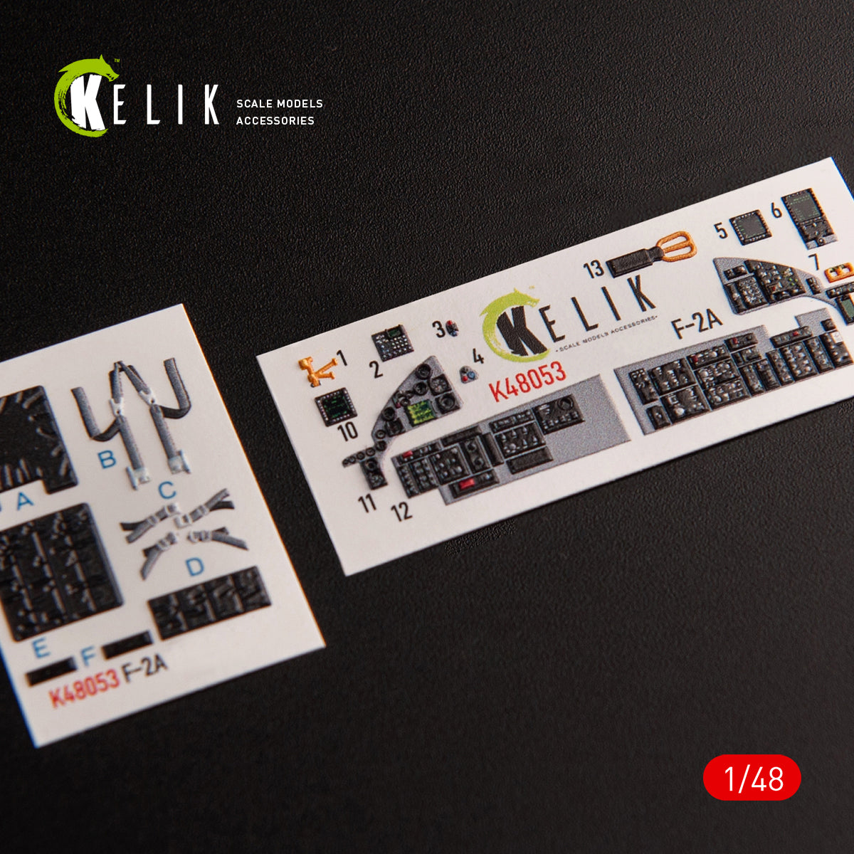Kelik K3D48053 1:48 JASDF Mitsubishi F-2A interior