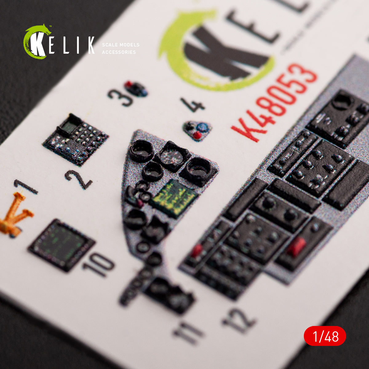 Kelik K3D48053 1:48 JASDF Mitsubishi F-2A interior