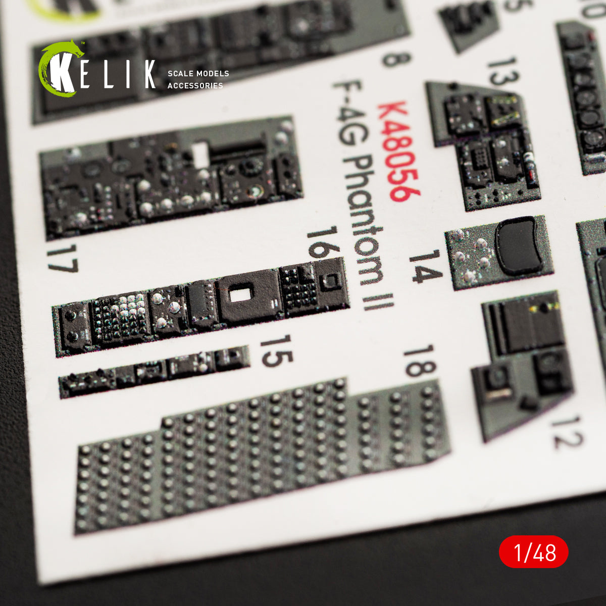 Kelik K3D48056 1:48 McDonnell F-4G Phantom interior