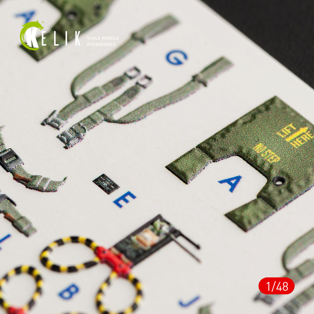 Kelik K3D48056 1:48 McDonnell F-4G Phantom interior