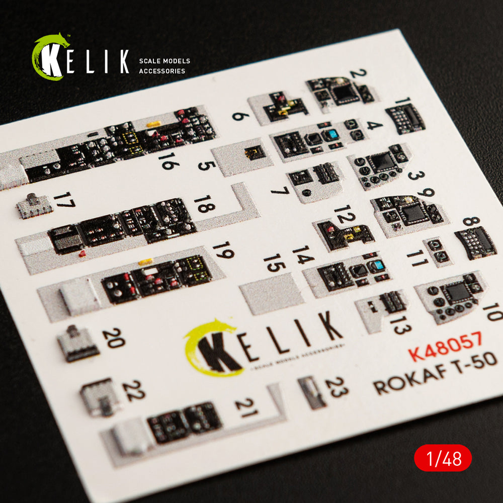 Kelik K3D48057 1:48 T-50 ROKAF interior
