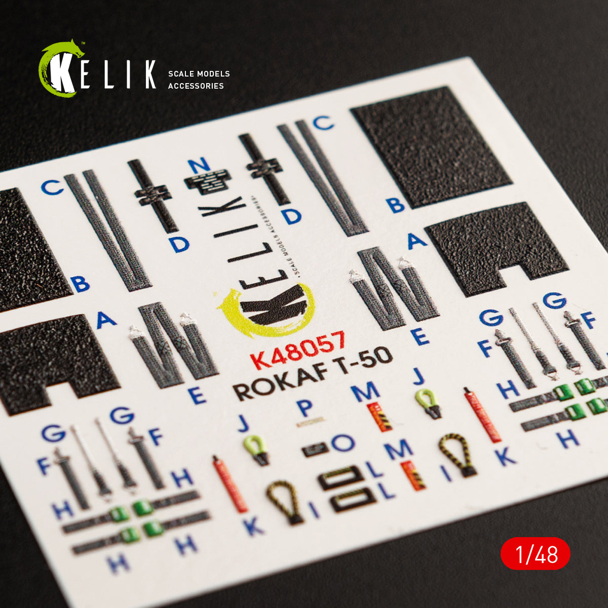 Kelik K3D48057 1:48 T-50 ROKAF interior