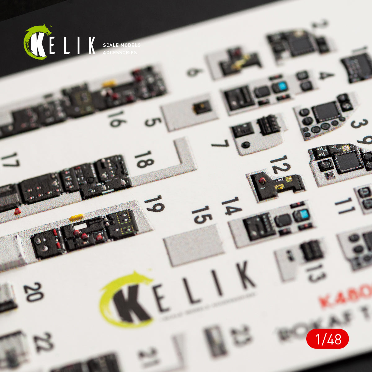 Kelik K3D48057 1:48 T-50 ROKAF interior