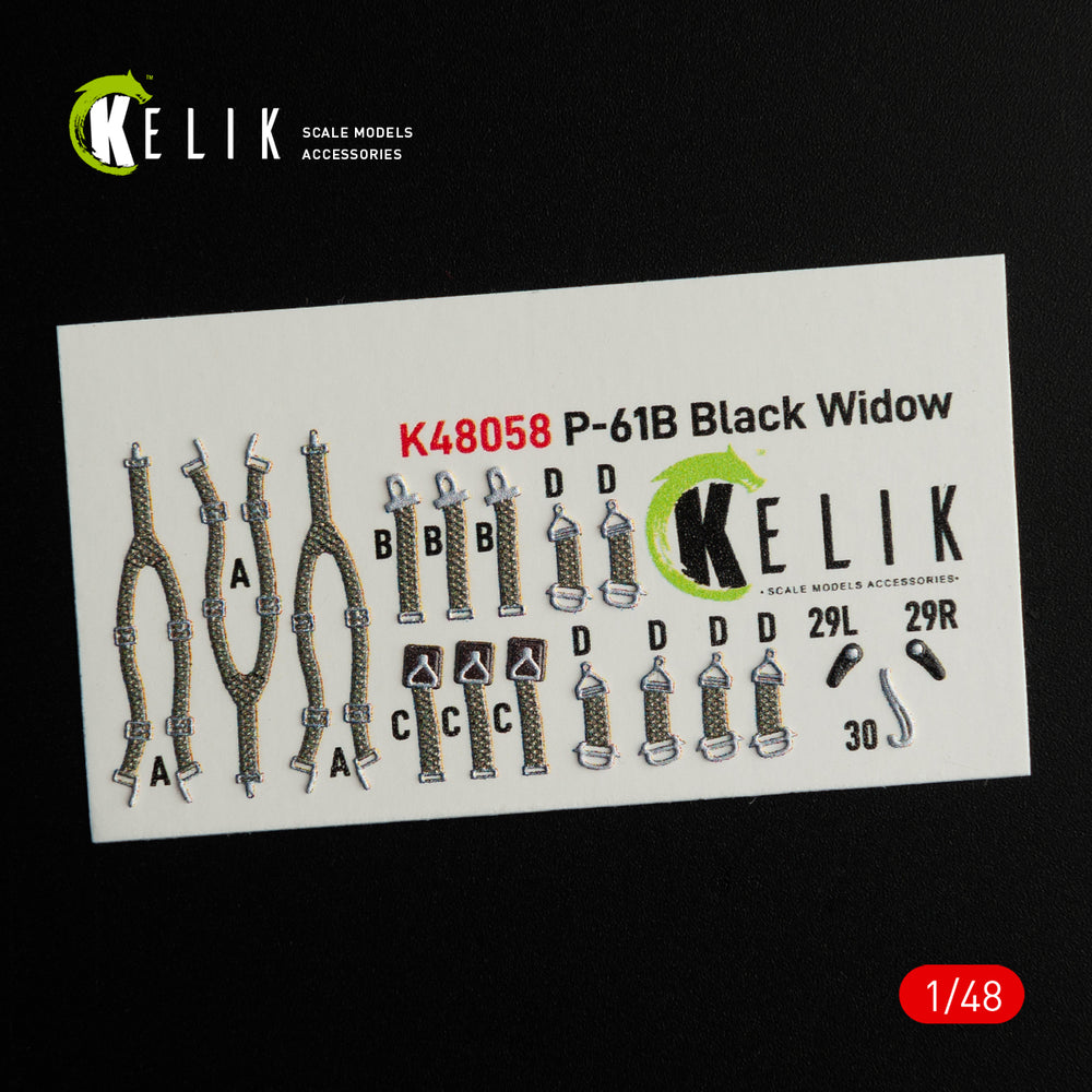 Kelik K3D48058 1:48 Northrop P-61B 'Black Widow' interior