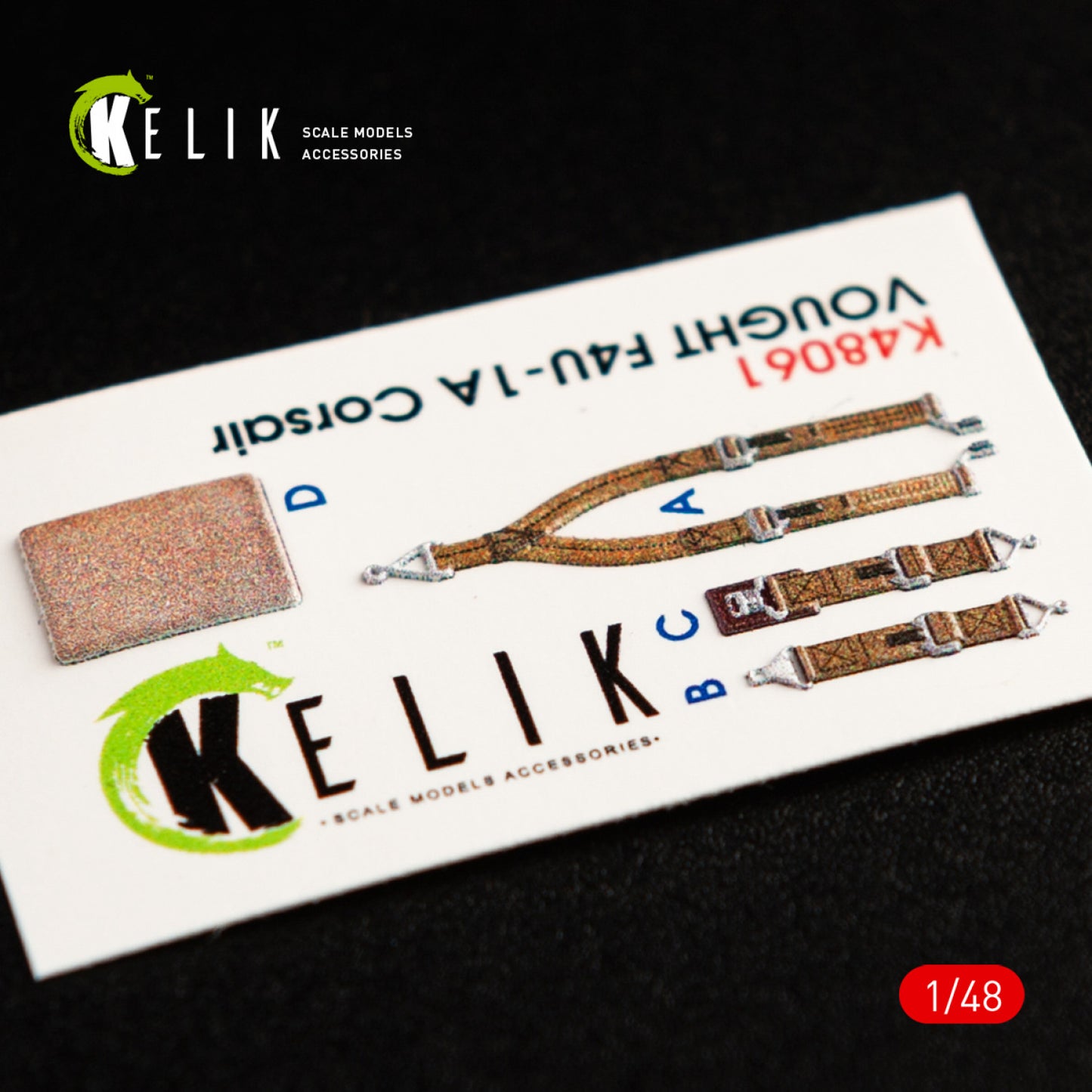 Kelik K3D48061 1:48 Vought F4U-1A Corsair interior