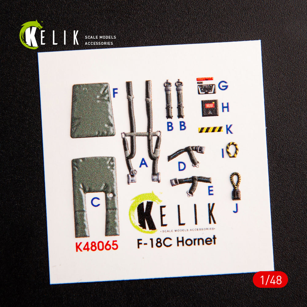 Kelik K3D48065 1:48 McDonnell-Douglas F/A-18C Hornet interior