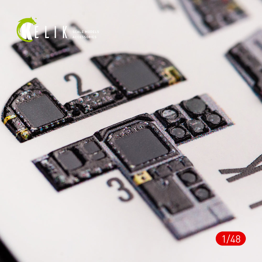 Kelik K3D48065 1:48 McDonnell-Douglas F/A-18C Hornet interior