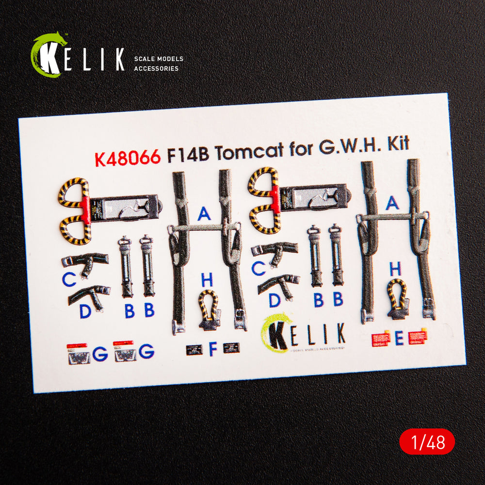 Kelik K3D48066 1:48 Grumman F-14B Tomcat interior