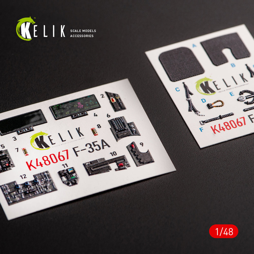 Kelik K3D48067 1:48 Lockheed-Martin F-35A interior