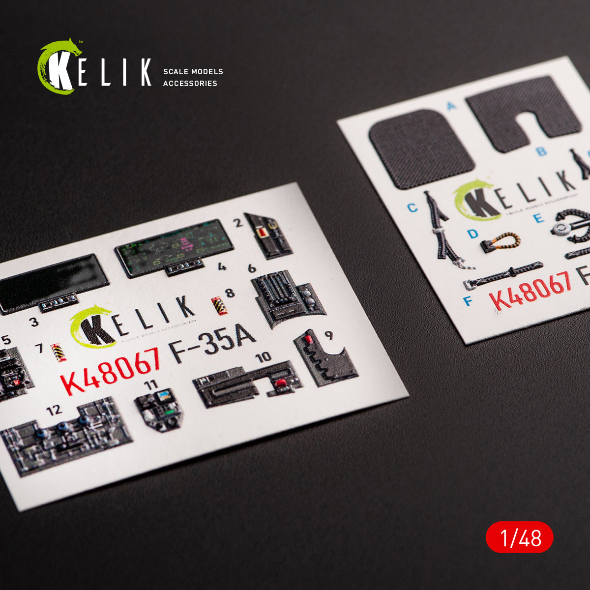Kelik K3D48067 1:48 Lockheed-Martin F-35A interior