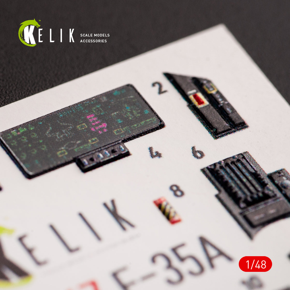 Kelik K3D48067 1:48 Lockheed-Martin F-35A interior