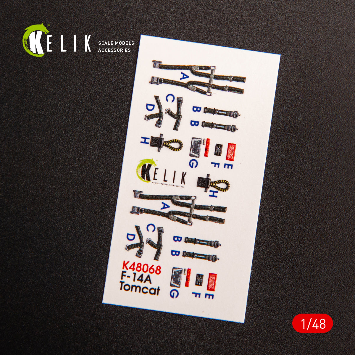 Kelik K3D48068 1:48 Grumman F-14A Tomcat late interior