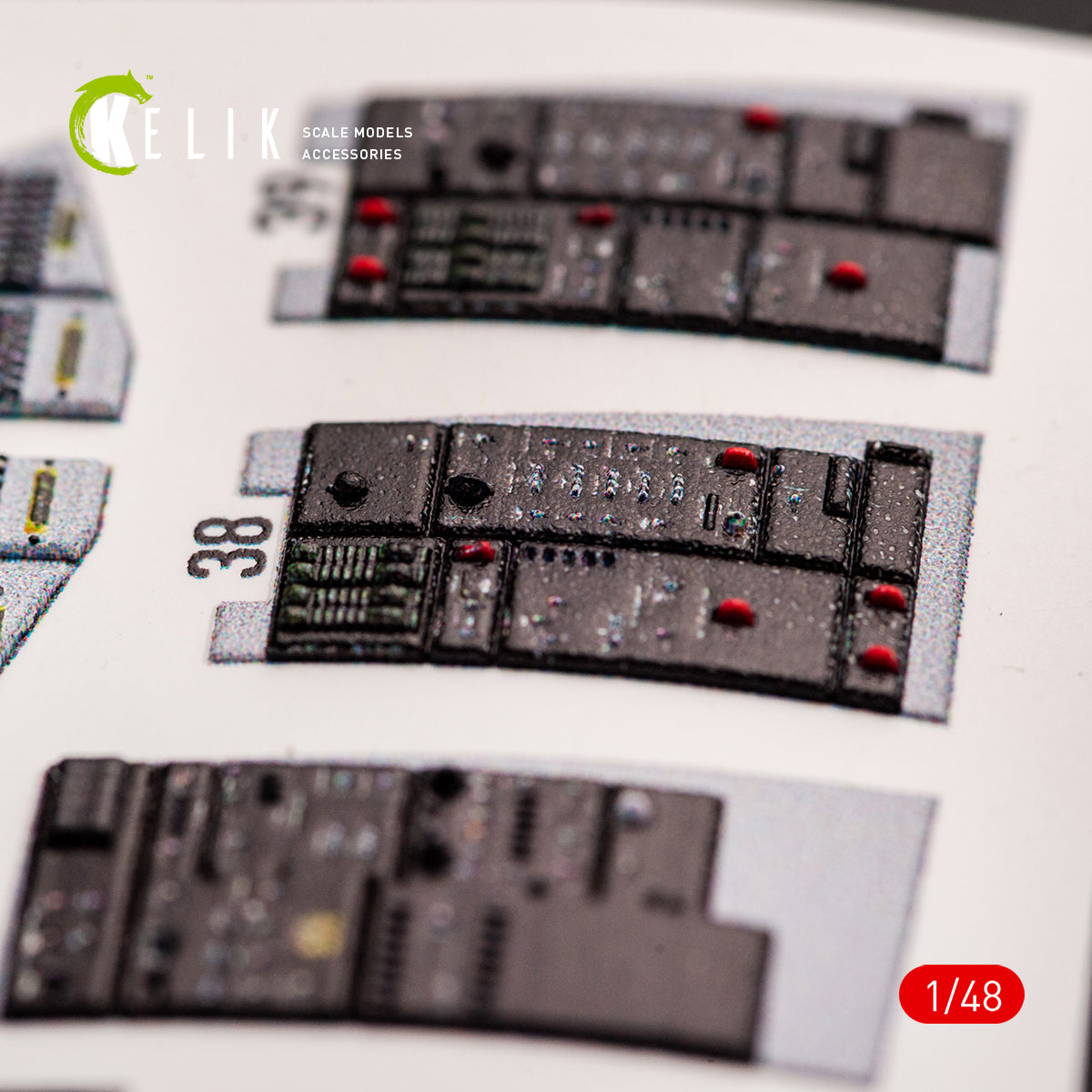 Kelik K3D48068 1:48 Grumman F-14A Tomcat late interior
